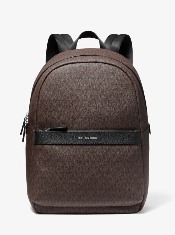 Panske Batohy Michael Kors Greyson Logo Čierne Hnede - Tasky Michael Kors Obchod | TPIFG-1386